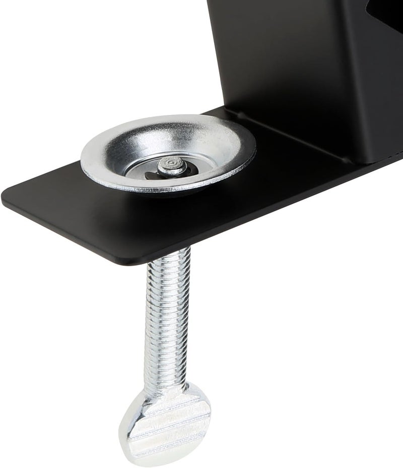 RTNLIT Universal Deck Torch Clamp Bracket for Outdoor Mounting Poles on Porch/Rail/Table/Fence, Black(Set of 1) - Image 5